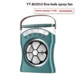 Portable Fan Portable Mini Humidifier Fan Water Spraying Fan Rechargeable Cooler Air Adjustment Fan For Hot Weather - Image 9