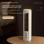 Multifunctional Night Light Tower Fan Usb Portable Rechargeable Small Fan - Image 3