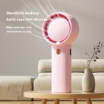 Turbine Small Handheld Fan Portable Mini USB Rechargeable Fan - Image 2