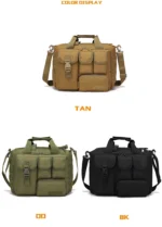 Portable Tactical Messenger Bag Big Capacity Outdoor Laptop Bags Shoulder Bag Camping Hiking Bandbag - Image 20