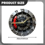 2D Wall Clock Mechanical Clock Contemporary Digital Clock Arabic Numerals Easy Reading Hanging Clock Decoration for Bedroom Room - Image 7