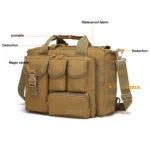 Portable Tactical Messenger Bag Big Capacity Outdoor Laptop Bags Shoulder Bag Camping Hiking Bandbag - Image 13