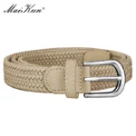 MaiKun Canvas Braided Belts for Women Fashion Adjustable Big Size   Metal Pin Buckle Elastic Waistband High Quality Casual Style - Image 14