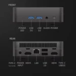 Portable Mini PC Gamer Intel Core i9 8950HK Windows 11 Pro Mini Computer 16GB RAM 512GB 1TB SSD 1000M Ethernet Gaming PC Desktop - Image 6