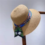 Fashion Women Hair Scarf 2024 New Brand Design Luxury Silk Scarf Fashion Print Headband Skinny Bag Scarves Neckerchief - Image 74