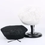 Fashion Lace Berets For Women New Female Berets Spring Summer Girls Cute Black Berets Wholesale DROPSHIPPING - Image 2
