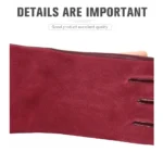High-end Winter gloves multicolor leather gloves,High-grade sheepskin women's leather gloves simple design Women's gloves-2008 - Image 43