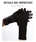 High-end Winter gloves multicolor leather gloves,High-grade sheepskin women's leather gloves simple design Women's gloves-2008 - Image 52