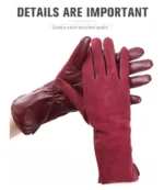 High-end Winter gloves multicolor leather gloves,High-grade sheepskin women's leather gloves simple design Women's gloves-2008 - Image 40