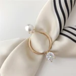 A Scarf Clasp Choice Many Styles Scarf Helper Fashion Scarves Buckle Scarf Ring 1PCS - Image 53