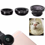 3 in 1 Fisheye Phone Lens Wide Angle Zoom Lens Fish Eye Macro Lenses Camera Kits With Clip Lens On The Phone For All Smart Phone - Image 4