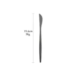 Dinnerware Set Matte Black Knife Fork Dessert Spoon Tableware Cutlery Set Stainless Steel Silverware Flatware Kitchen Dinner Set - Image 8