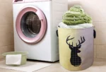 80L Laundry Baskets Hamper with Handles,Decorative Basket for Living room,Woven Storage Basket for  Blankets,Clothes-20x15.7in - Image 12