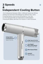 Professional Hair Dryer Infrared Negative Ionic Blow Dryer Hot&Cold Wind Salon Hair Styler Tool Hair Electric Drier Blower - Image 19