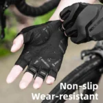 ROCKBROS Cycling Gloves Breathable Shockproof Bike Gloves Summer Half Finger Gloves MTB Mountain Bicycle Gloves Sports Gloves - Image 2