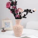 Plastic Flower Vases Home Decor Anti-ceramic Vases Unbreakable Imitation Arrangement European Wedding Modern Decorations Basket - Image 2