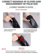 Fashion White Leather Gloves Comfortable Leather Gloves Women Top Grade Women's Leather Gloves Keep Warm Winter Gloves-2226D - Image 10
