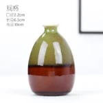 Modern Flower Vases For Homes Ceramic Vase Decoration Flower Glaze Flower Home Accessories Ceramic Craft Ornaments Green Plant - Image 6