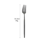 Dinnerware Set Matte Black Knife Fork Dessert Spoon Tableware Cutlery Set Stainless Steel Silverware Flatware Kitchen Dinner Set - Image 7