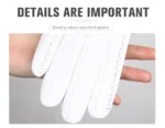 Fashion White Leather Gloves Comfortable Leather Gloves Women Top Grade Women's Leather Gloves Keep Warm Winter Gloves-2226D - Image 19