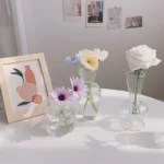 Glass Vase Transparent Flower Vase Flowers Bottle Hydroponics Plant Flower Vases Wedding Desktop Home Decor Florero Mother's Day - Image 21