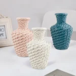 Plastic Flower Vases Home Decor Anti-ceramic Vases Unbreakable Imitation Arrangement European Wedding Modern Decorations Basket - Image 3
