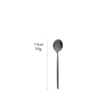 Dinnerware Set Matte Black Knife Fork Dessert Spoon Tableware Cutlery Set Stainless Steel Silverware Flatware Kitchen Dinner Set - Image 15