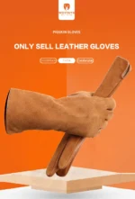 High-end Winter gloves multicolor leather gloves,High-grade sheepskin women's leather gloves simple design Women's gloves-2008 - Image 14