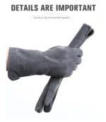 High-end Winter gloves multicolor leather gloves,High-grade sheepskin women's leather gloves simple design Women's gloves-2008 - Image 33