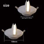 LED wall Lights AC85-220V modern home decorative aluminum window lamp corridor lamp stair corridor porch bar installed ray lamp - Image 3