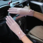 Ladies Gloves Bow Lace Satin Gloves Dance Performance Ceremonial Gloves Nightclub Satin Gloves Wedding Bridal Gloves C015 - Image 14