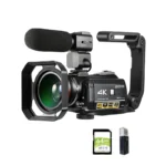 Video Camera 4K Digital Camcorder Professional, Ordro AC3 YouTube Blogger Vlog Cameras Filmadora with Microphone 64GB SD Card - Image 7