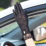 Ladies Gloves Bow Lace Satin Gloves Dance Performance Ceremonial Gloves Nightclub Satin Gloves Wedding Bridal Gloves C015 - Image 11