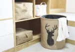 80L Laundry Baskets Hamper with Handles,Decorative Basket for Living room,Woven Storage Basket for  Blankets,Clothes-20x15.7in - Image 11