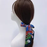 Fashion Women Hair Scarf 2024 New Brand Design Luxury Silk Scarf Fashion Print Headband Skinny Bag Scarves Neckerchief - Image 73