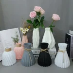 Plastic Flower Vases Home Decor Anti-ceramic Vases Unbreakable Imitation Arrangement European Wedding Modern Decorations Basket - Image 21