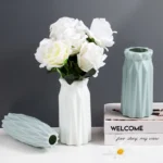 Plastic Flower Vases Home Decor Anti-ceramic Vases Unbreakable Imitation Arrangement European Wedding Modern Decorations Basket - Image 36