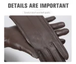 Touch Screen Leather Gloves, High-End Leather Gloves Women, Genuine Leather Winter Gloves, Keep Warm Women's Leather Gloves-2226 - Image 50