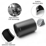 Telephoto Lens Metal Straight Lens Hood 58mm 62mm 67mm 72mm 77mm 82mm 86mm 95mm 105mm with Filter Front Thread length 78mm - Image 10