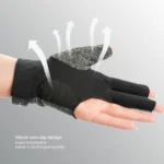 KONLLEN Pool Glove Fingerless Gloves Left Hand Gloves Snooker Gloves Pool Cue Gloves Carom Gloves Durable Billiards Accessories - Image 2