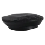 USPOP Autumn Winter Hats Women Berets Solid color PU Leather Beret Hat Rose red Berets - Image 7