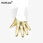WarBLade New Design Sexy Leather Gloves For Women Half Palm PU Leather Gloves Dancing Party Show Gloves Black Mittens - Image 13