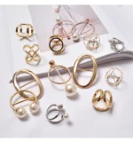A Scarf Clasp Choice Many Styles Scarf Helper Fashion Scarves Buckle Scarf Ring 1PCS - Image 35
