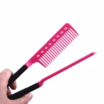 Hairdressing Straightening Comb Hair Straightener Brush Pro Salon Haircut DIY Barber Styling Tools Anti-static Comb - Image 2