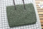 Women Handbag Summer Beach Bag Rattan Woven Handmade Knitted Straw Large Capacity Totes Leather Women Shoulder Bag Bohemia New - Image 23