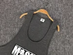 Muscleguys Brand Bodybuilding Sleeveless Shirt Mens Gyms Tank Top Low Cut Vest Sexy Muscle Fitness Stringer sportwear Undershirt - Image 5