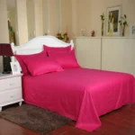 Hotel bedding white bed sheet 100% Cotton Solid color Flat sheet - Image 33