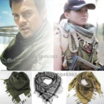 Tactical Arab Shemag Cotton Scarves Outdoor Unisex Army Military Hunting Paintball Head Scarf Face Mesh Desert Bandanas Scarf - Image 23