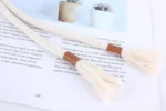 fashion women braided belts rope for dresses tassel waist belt female Twist weaving knot belt cotton string - Image 13