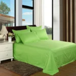 Hotel bedding white bed sheet 100% Cotton Solid color Flat sheet - Image 10